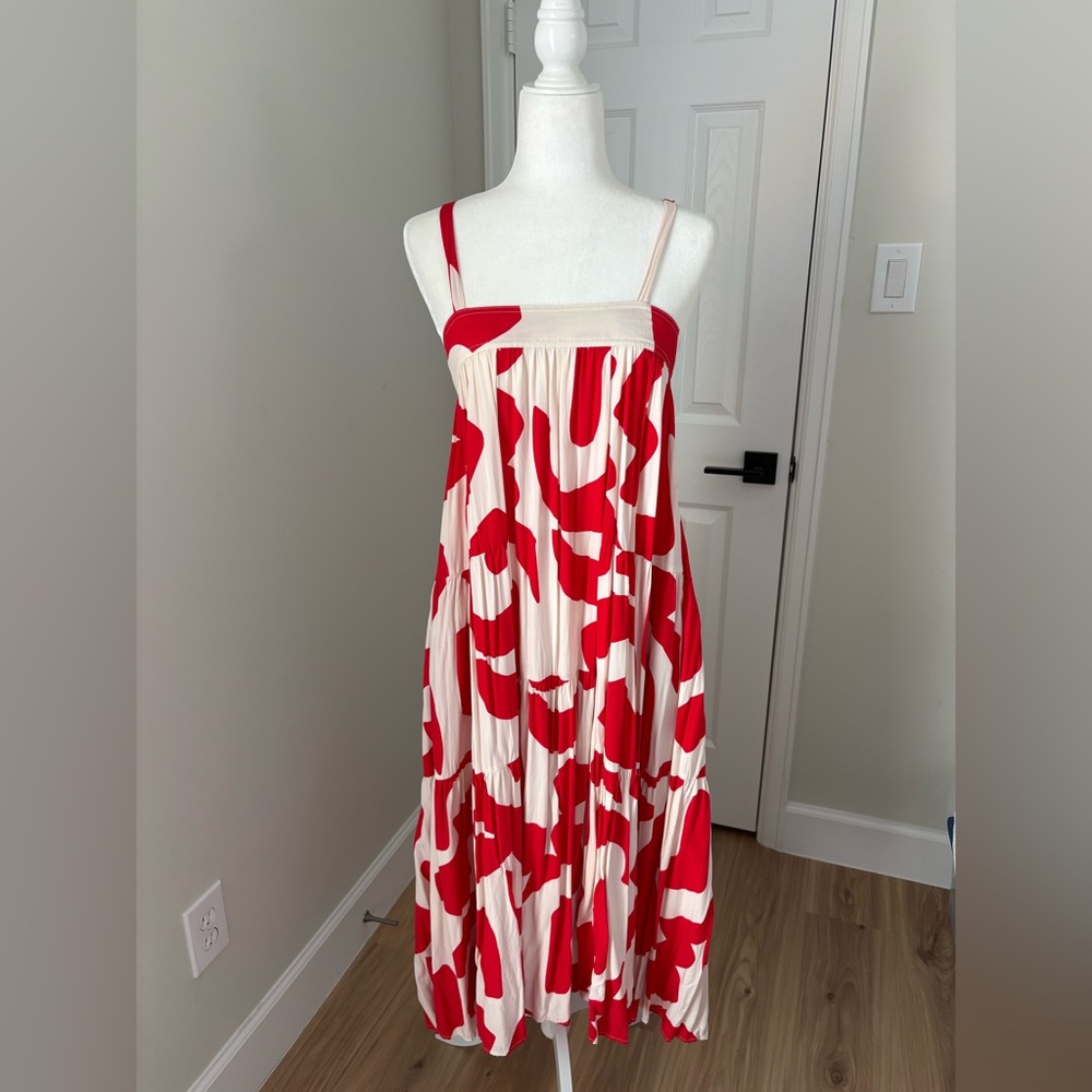 Abel the Label x Anthropologie abstract print maxi dress. - Picture 2 of 7
